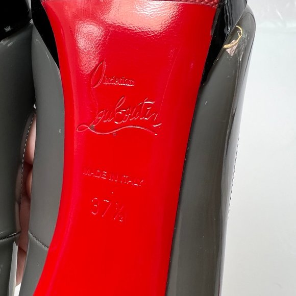 🌷❤️🔥FINAL SALE 🔥 NO OFFERS🌷💥Christian Louboutin Pigalle Plato 120 37.5 - Picture 7 of 7